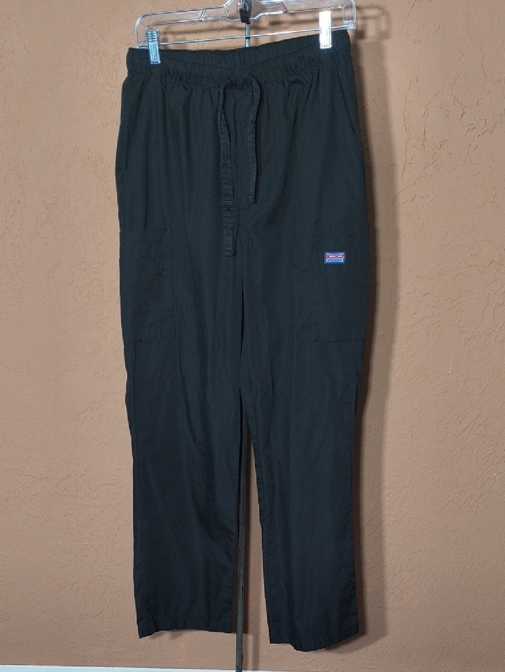 Cherokee Workwear Women's Black Drawstring Scrubs Pants Size Medium